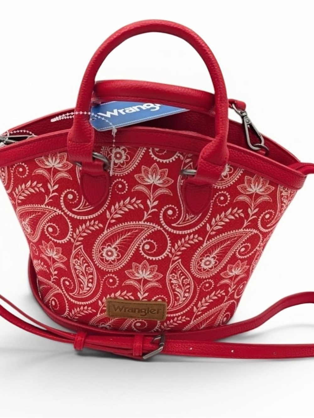 Wrangler Red Paisley Mini Tote